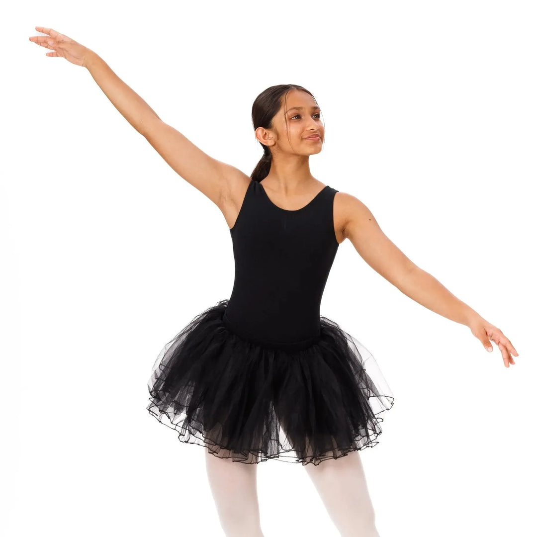 Combo - Classic Tank Leotard and Tutu Skirt - Black