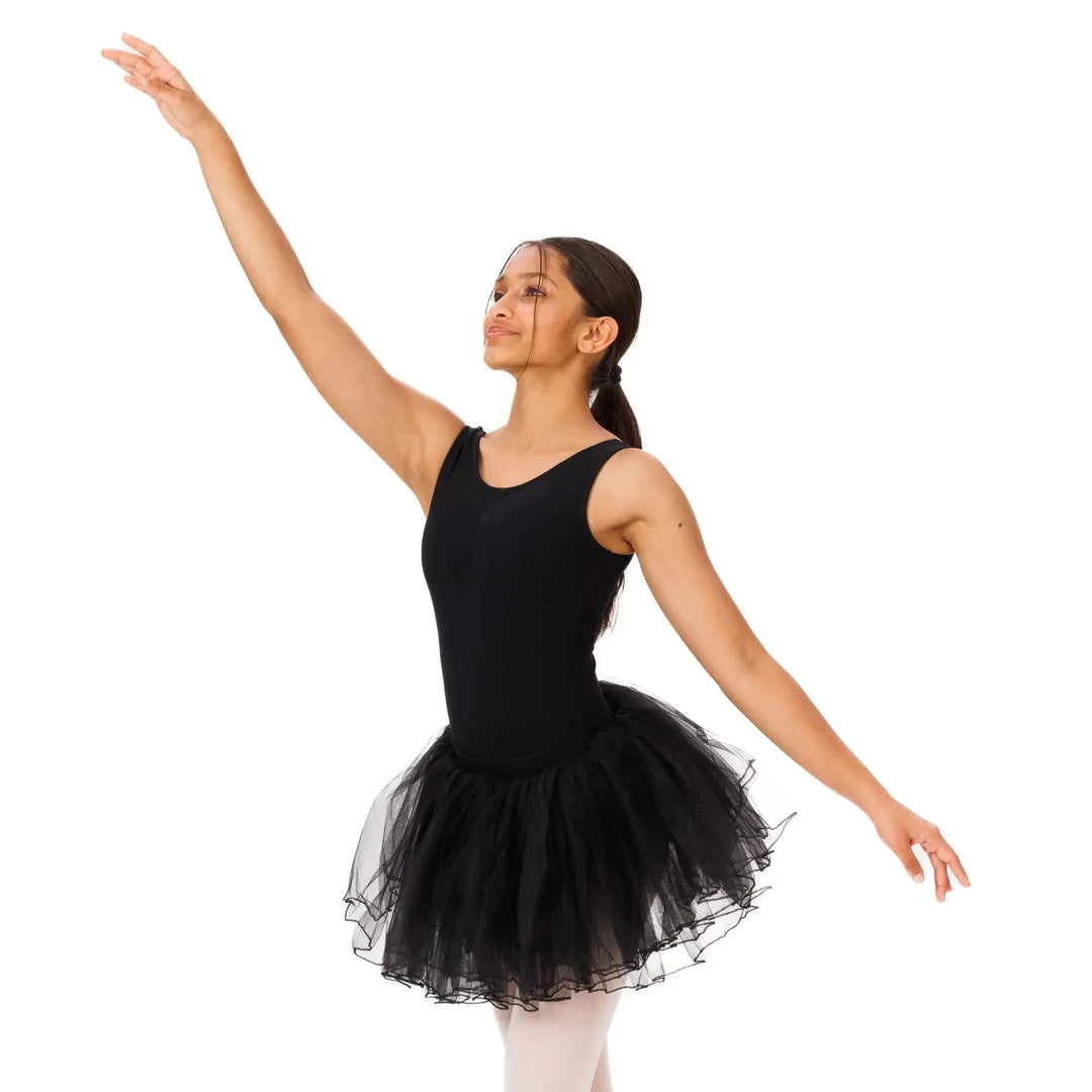 Combo - Classic Tank Leotard and Tutu Skirt - Black