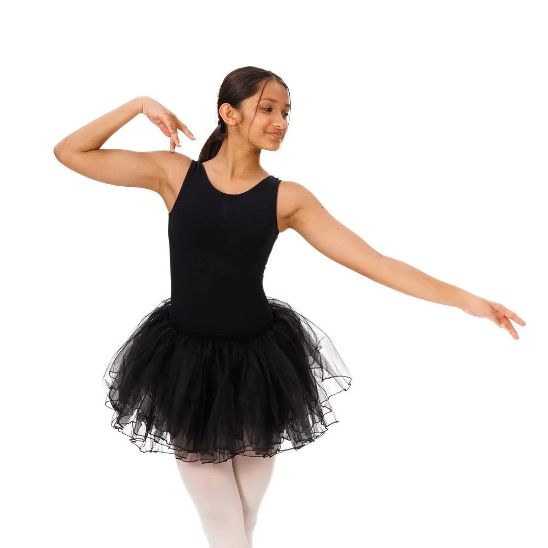 Combo - Classic Tank Leotard and Tutu Skirt - Black