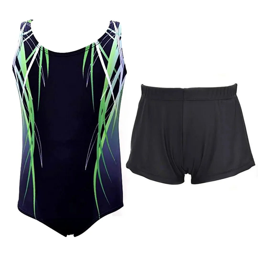 Combo - Volt Boys Leotard and Shorts