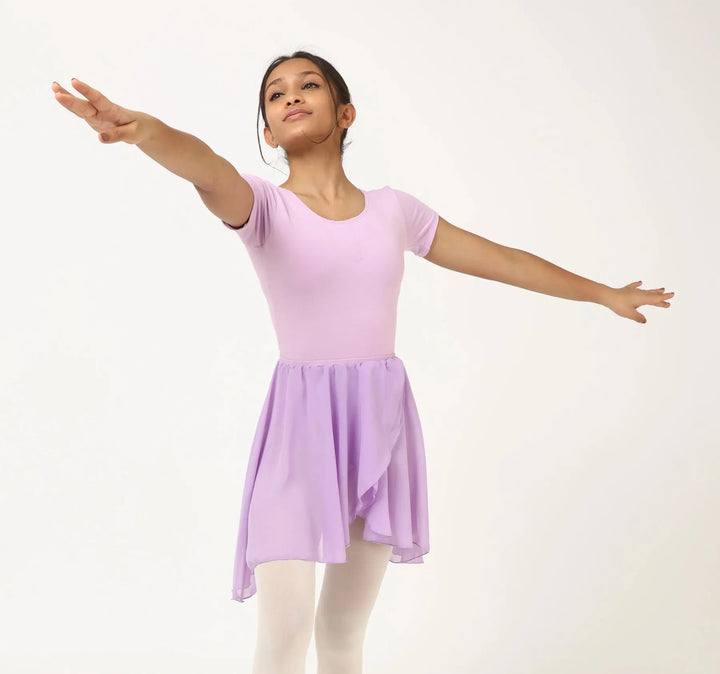 Combo - Belle Leotard, Wrap around Skirt and Convertible Tights - Lilac