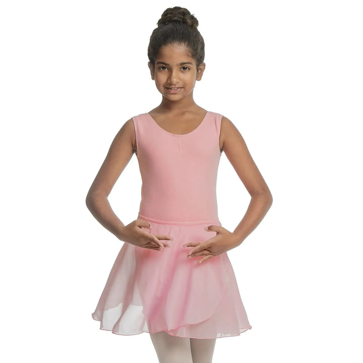 Combo - Luna Tank Leotard and Elastic Skirt - Pink