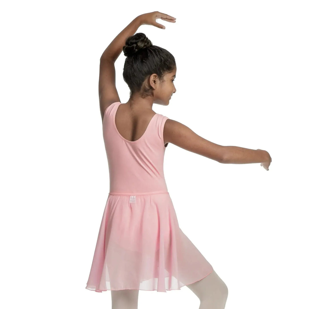 Combo - Luna Tank Leotard and Elastic Skirt - Pink