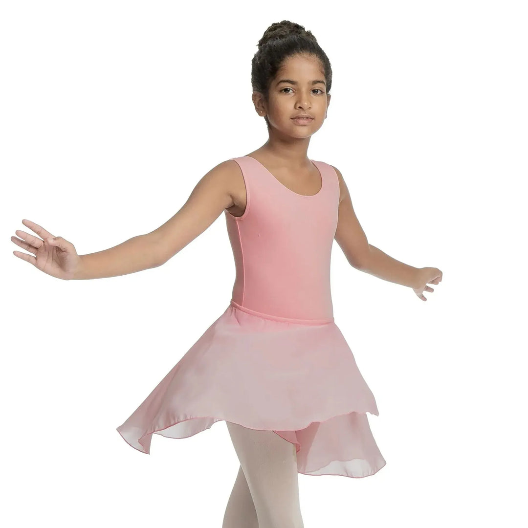 Combo - Luna Tank Leotard and Elastic Skirt - Pink