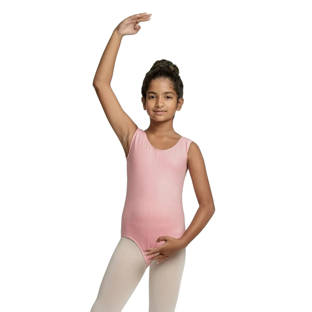 Combo - Luna Tank Leotard and Elastic Skirt - Pink