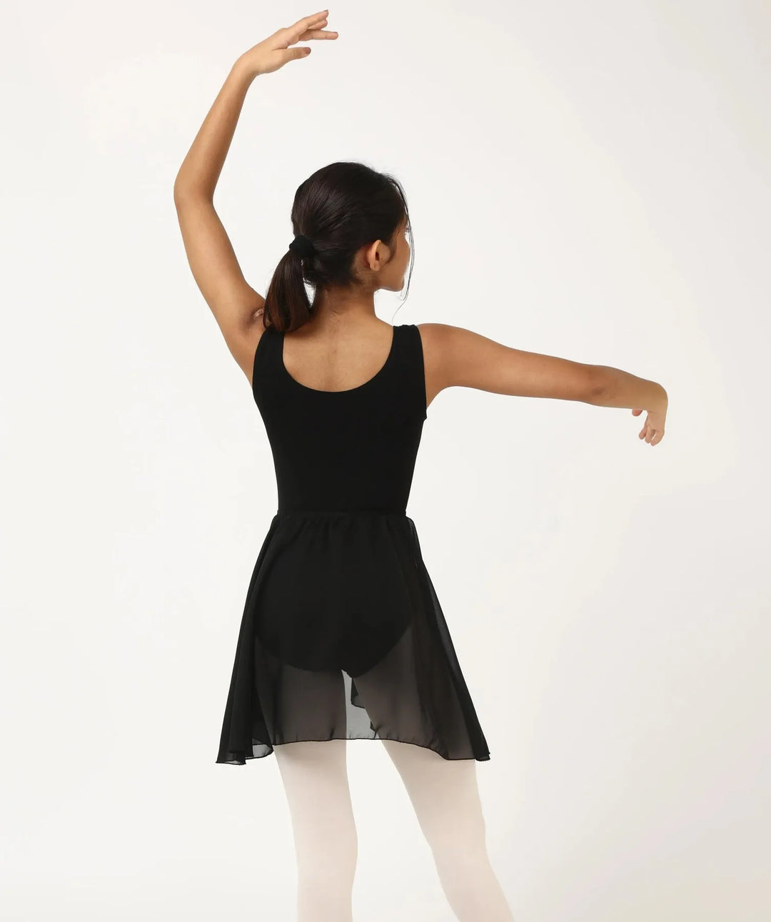 Combo - Luna Tank Leotard and Elastic Skirt - Black