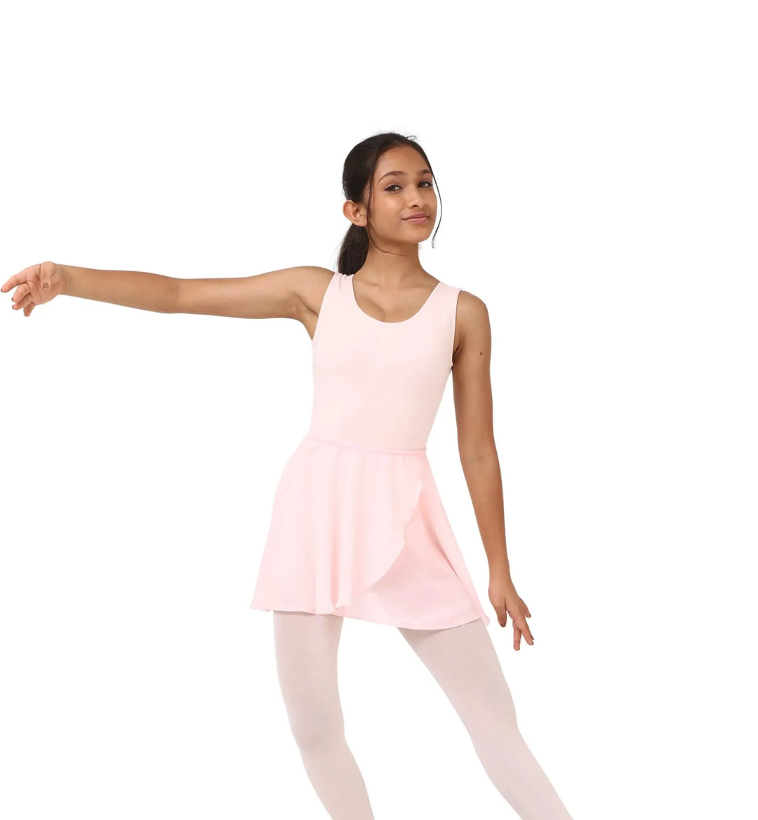 Combo - Luna Tank Leotard and Elastic Skirt - Ballet Pink