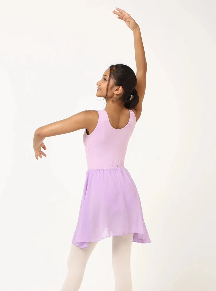 Combo - Luna Tank Leotard and Elastic Skirt - Lilac