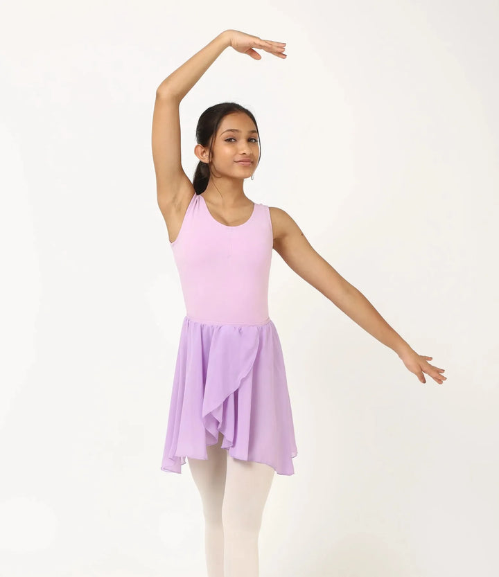 Combo - Luna Tank Leotard and Elastic Skirt - Lilac
