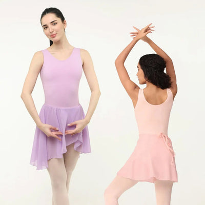 IKAANYA  Combo Tank Leotard with Wrap-around Skirt