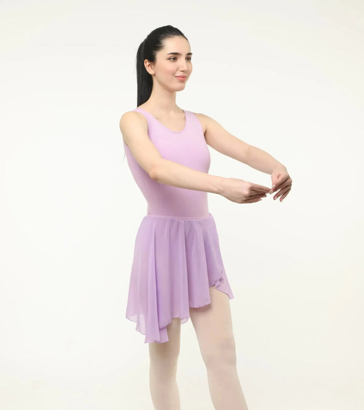 Combo - Luna Tank Leotard and Elastic Skirt - Lilac