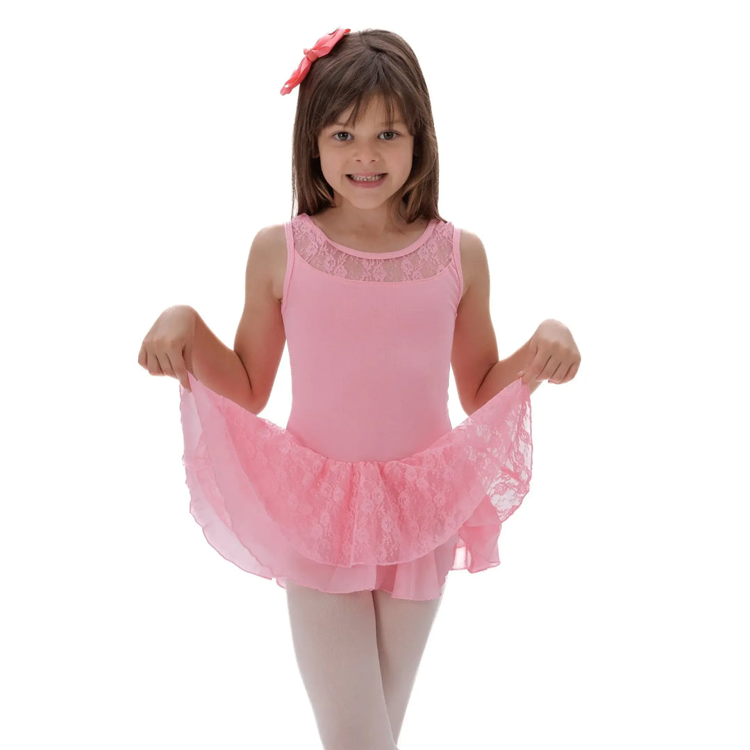 TWINKLE | Ballet Lace Dress - PInk