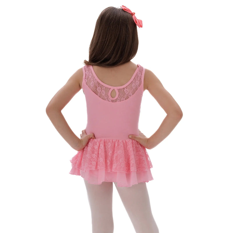 IKAANYA  Dresses Ballet Lace Leotard Dress