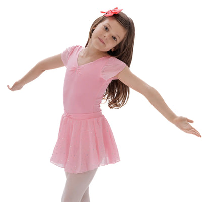 IKAANYA  Dresses Ballet Leotard with Cap Sleeves & Separate Skirt