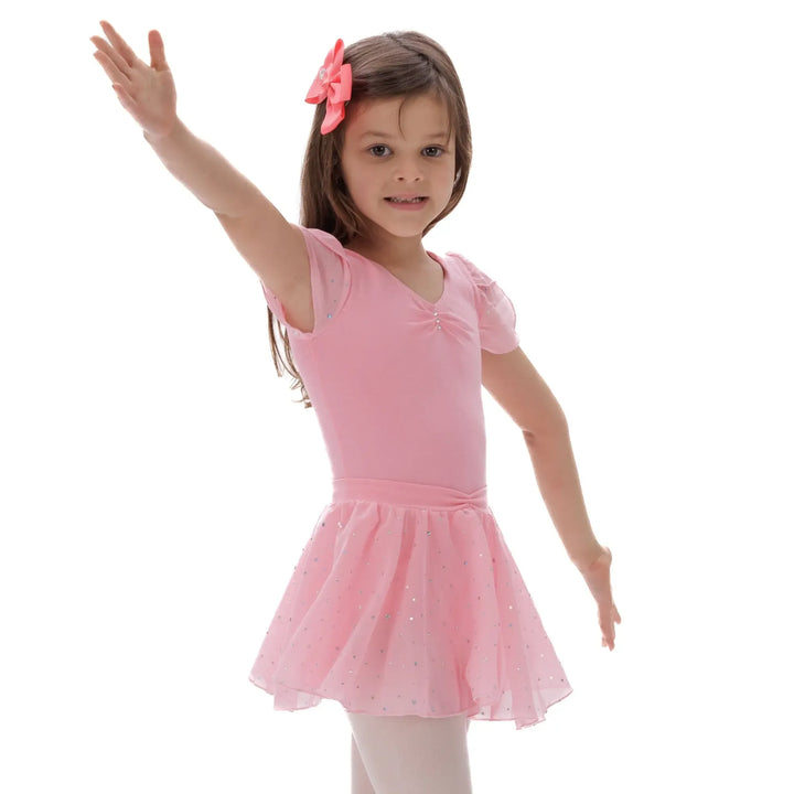 Ballet Leotard with Cap Sleeves & Separate Skirt