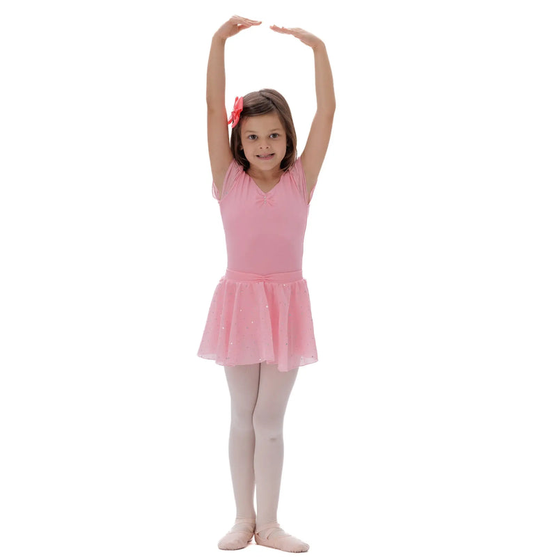 IKAANYA  Dresses Ballet Leotard with Cap Sleeves & Separate Skirt