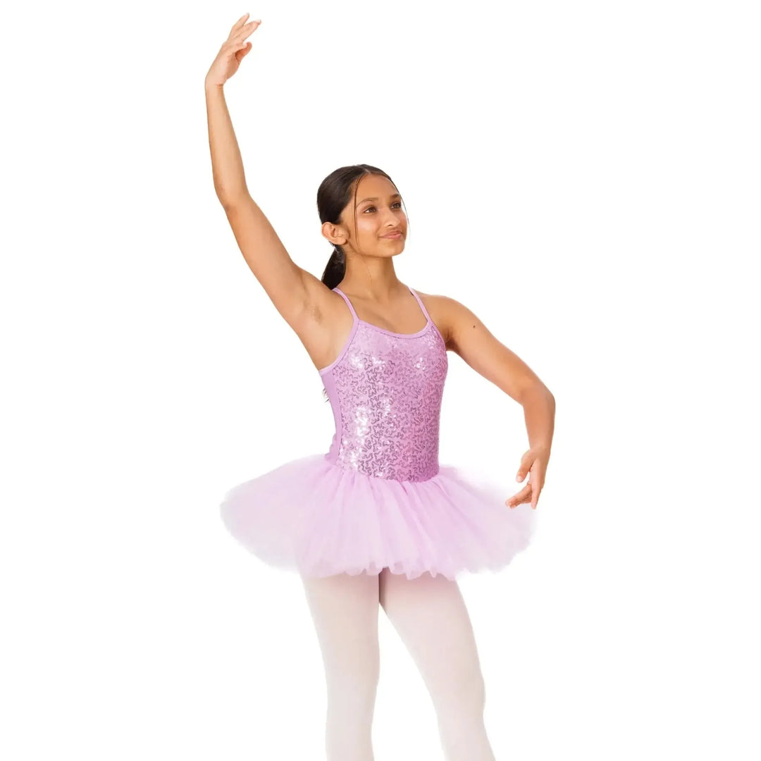 BELLA | Camisole Sequin Tutu Dress - Lilac