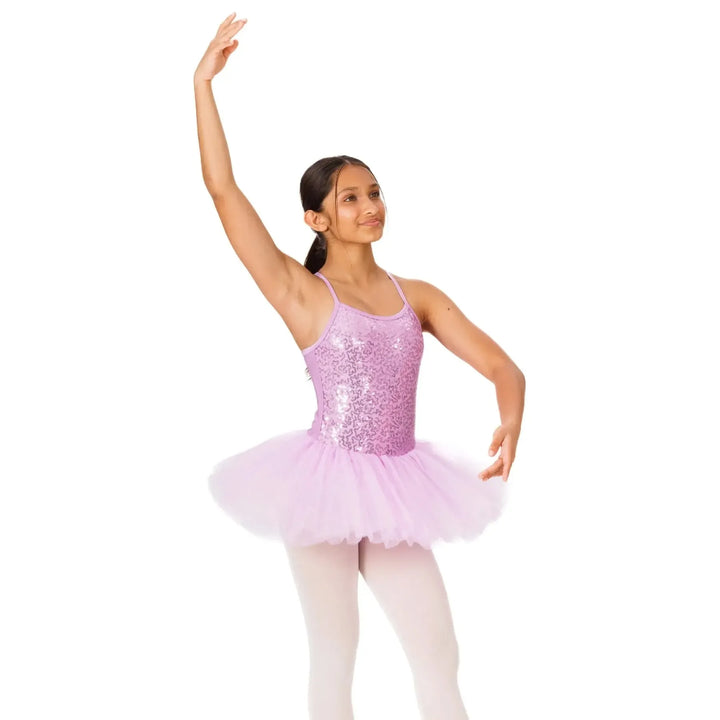 BELLA | Camisole Sequin Tutu Dress - Lilac