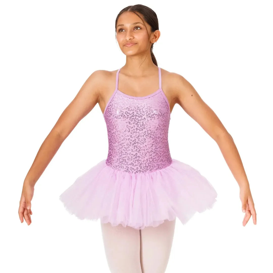 BELLA | Camisole Sequin Tutu Dress - Lilac