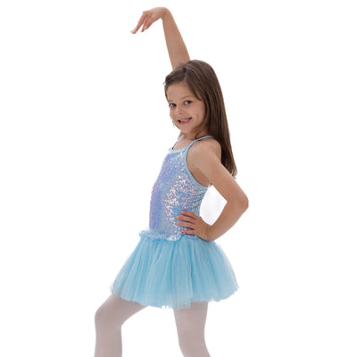 IKAANYA  Dresses Camisole Sequin Performance Leotard dress