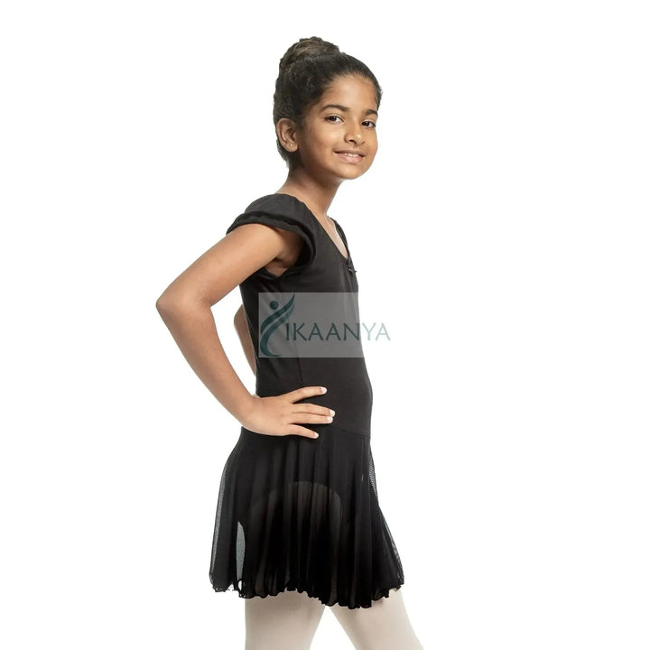 FLUFF | Flutter Sleeves Dress - Black