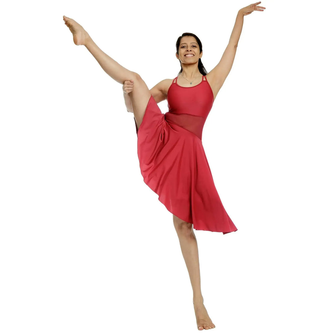 TULIP | Contemporary Dress - Maroon