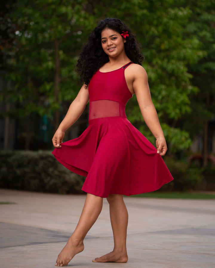 High Low Contemporary Leotard dress