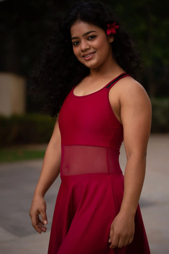 High Low Contemporary Leotard dress - IKAANYA