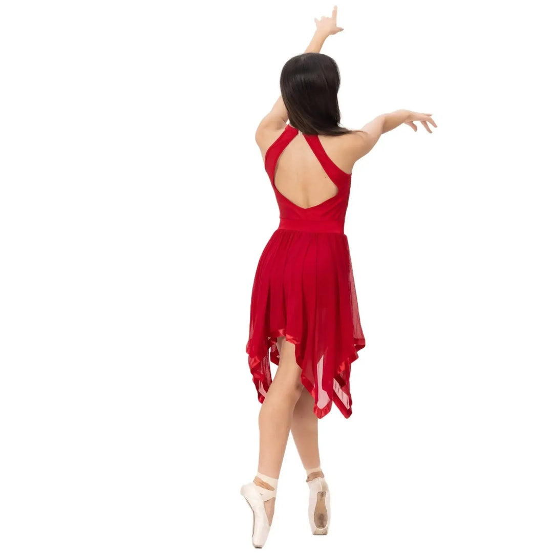 LUMINIA | Halter Neck Dress - Maroon