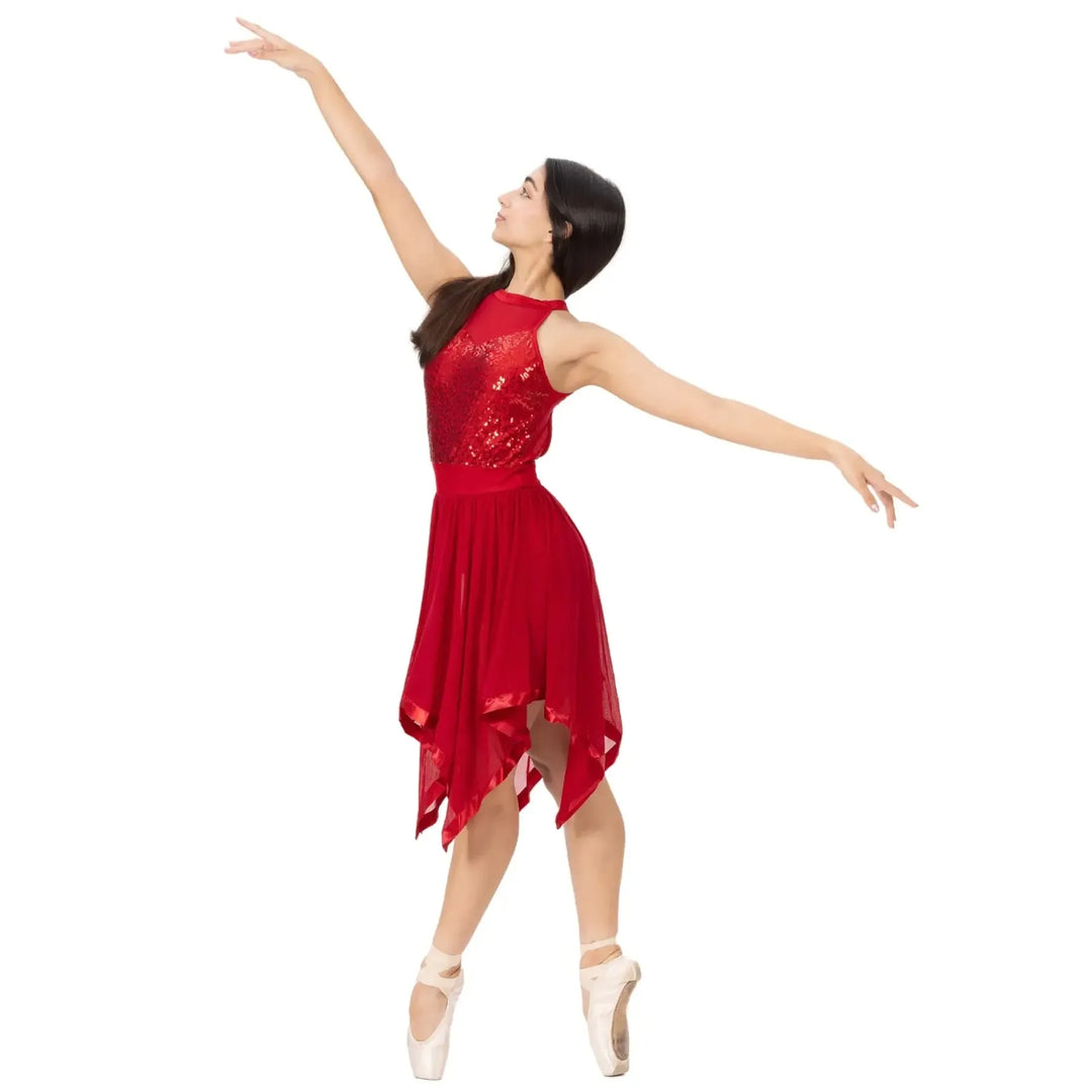 LUMINIA | Halter Neck Dress - Maroon