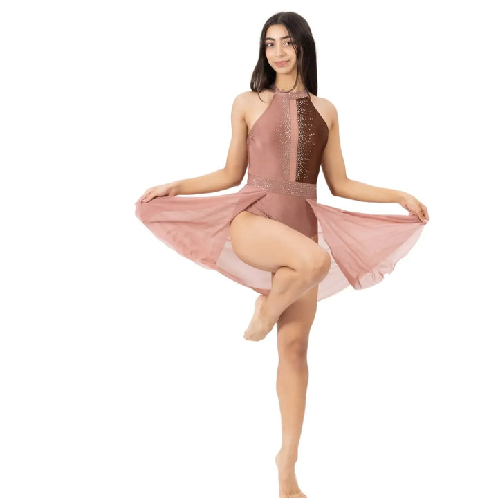 Skirted Rhinestones Dress
