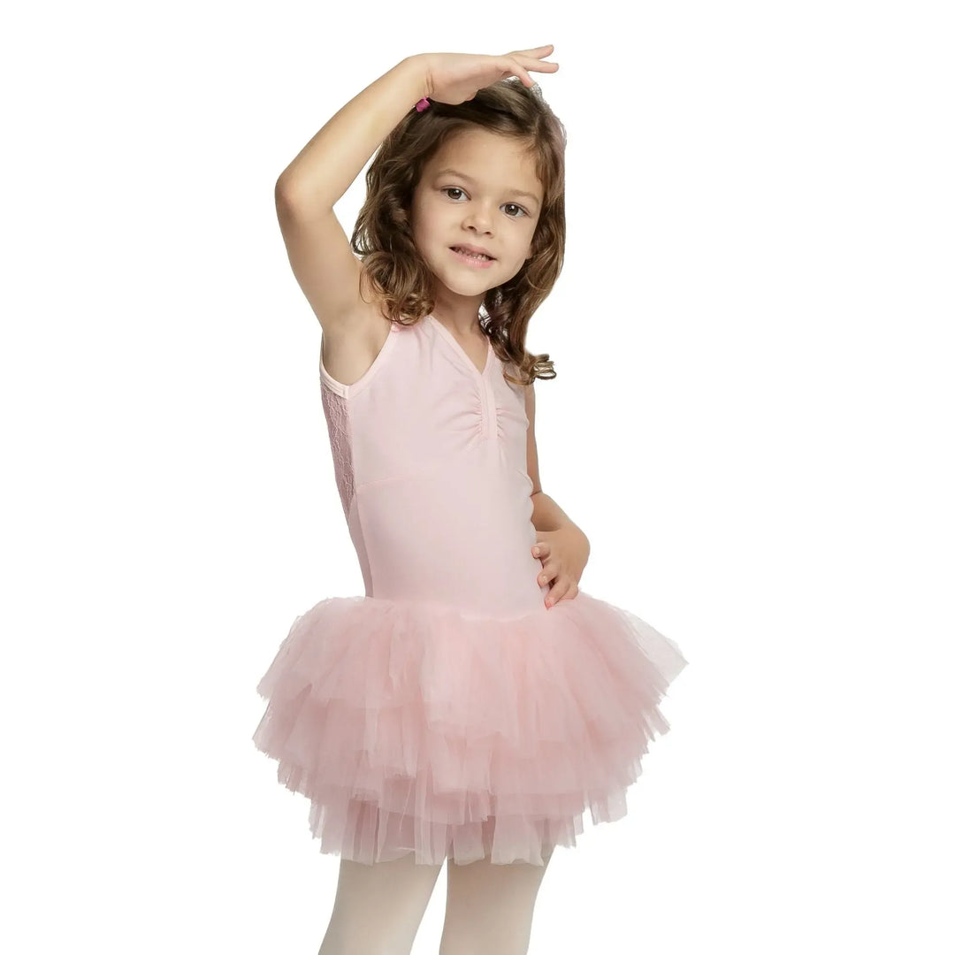 CANDLE | Lace Back Tutu Dress - Ballet Pink