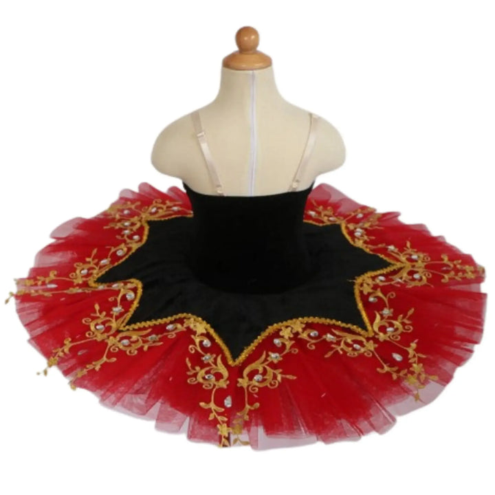 ROSETTE | Pancake Tutu Dress - Red