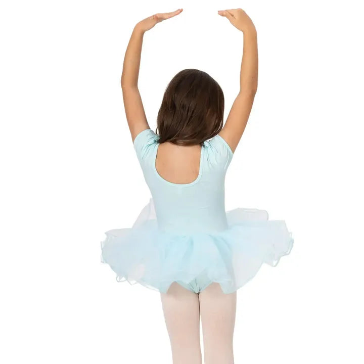 BUBBLES | Rhinestone Tutu Dress - Light Blue