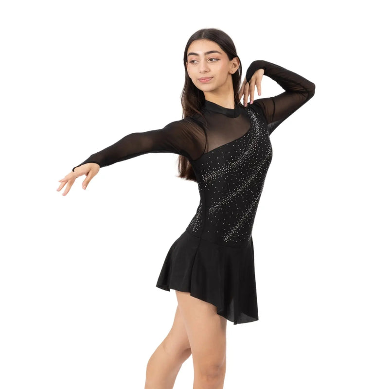 IKAANYA  Dresses Rhythmic gymnastics/Figure Skating Rhinestone Leotard dress