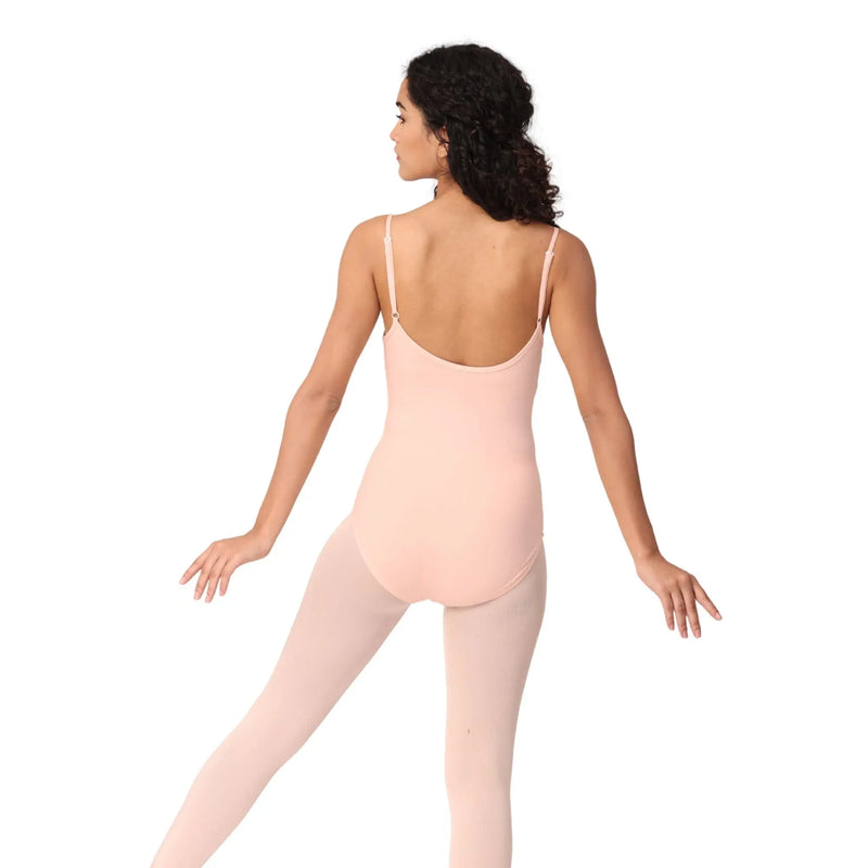 IKAANYA  Leotards Camisole Adjustable Strap Leotard