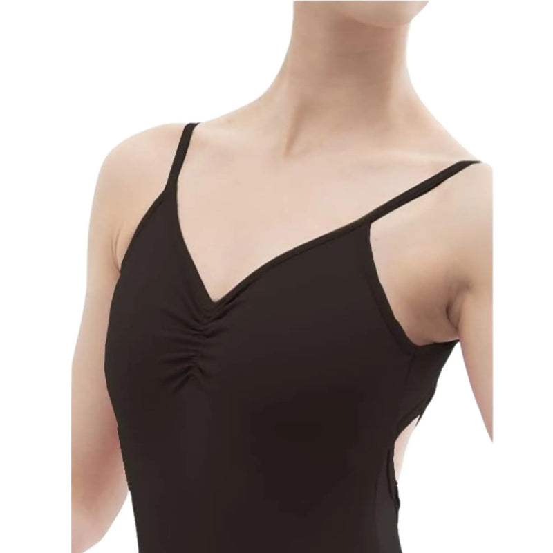 IKAANYA  Leotards Elegant Crossback Ballet Leotard