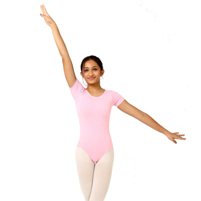 IKAANYA  Leotards Girls Short Sleeves Leotard