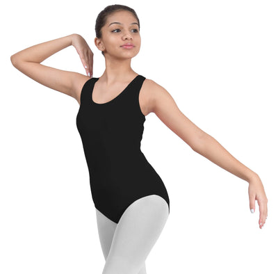 IKAANYA  Leotards Low Criss Cross Back Pinch front Leotard