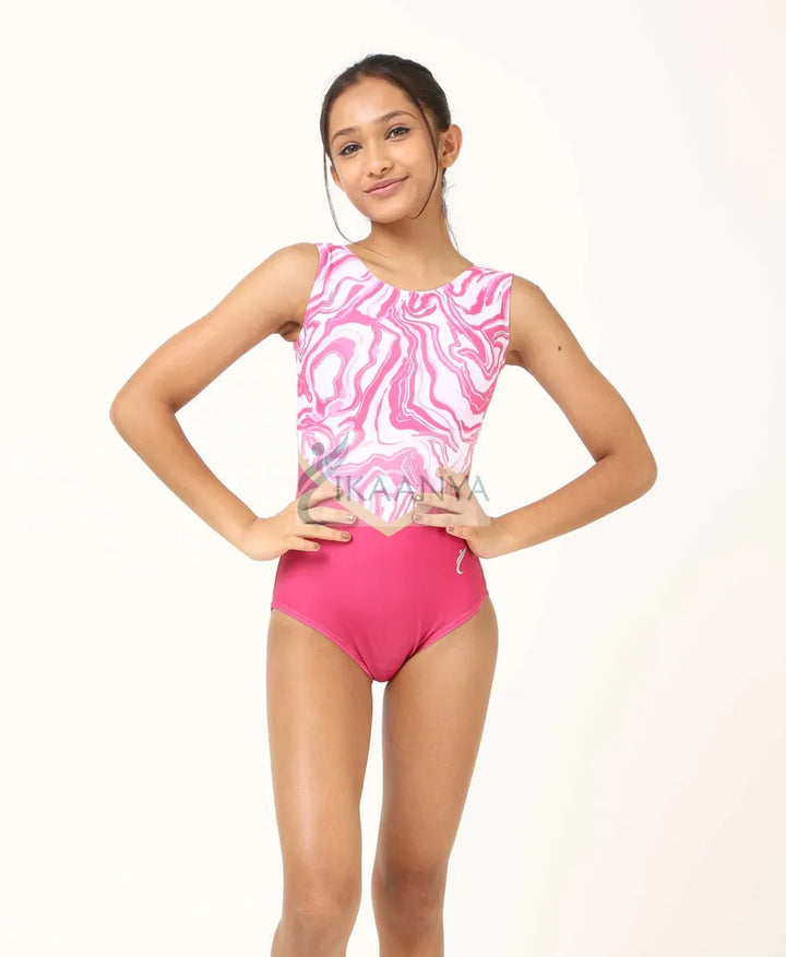 Marble Print Leotard