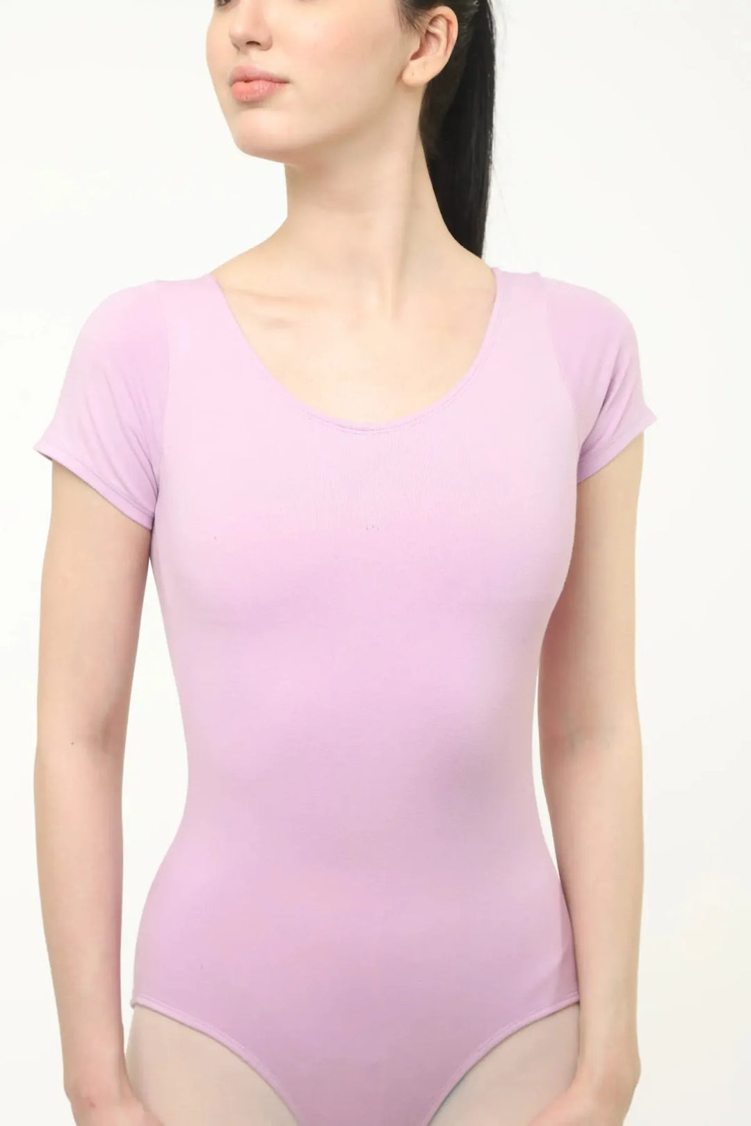 BLOOM | Short Sleeves Leotard - Lilac