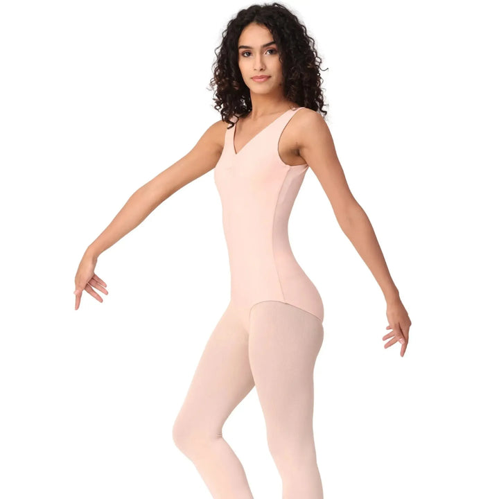 GRACE | Tank Leotard - Peach