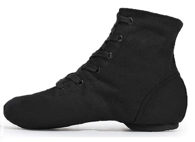 IKAANYA  Shoes Canvas Lace up Jazz Boots