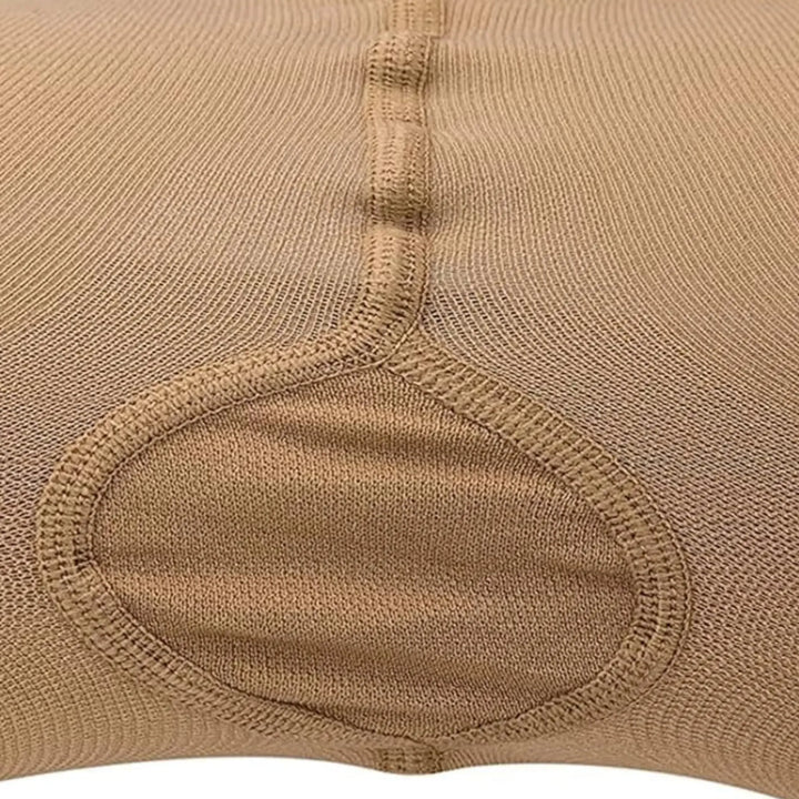 Combo - Canvas Ballet Flats + Convertible Tights - (Brown - Skin)
