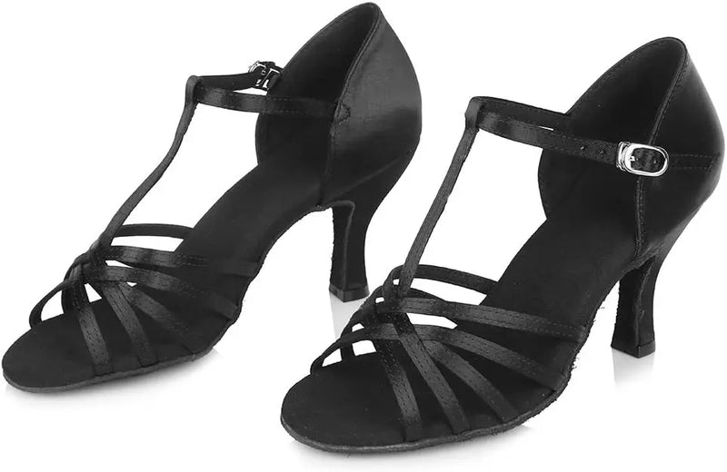 IKAANYA  Shoes Elegant Strappy Salsa Ballroom Dance Heels