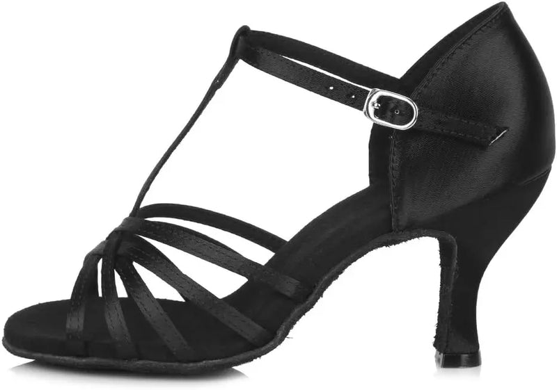 IKAANYA  Shoes Elegant Strappy Salsa Ballroom Dance Heels