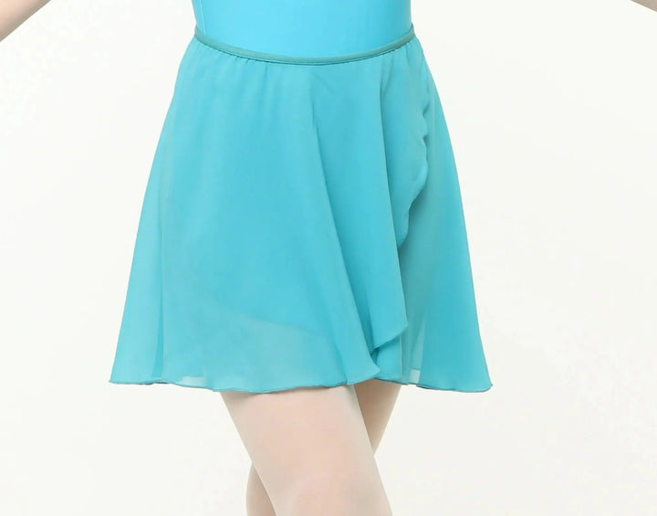 Elastic Waist Band Skirt - Turquoise
