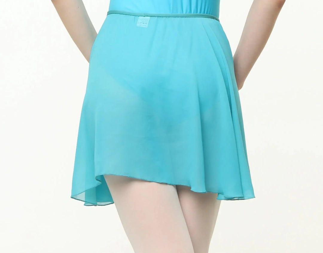 Elastic Waist Band Skirt - Turquoise