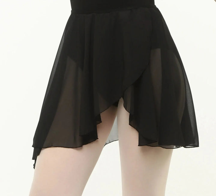 Elastic Waist Band Skirt - Black