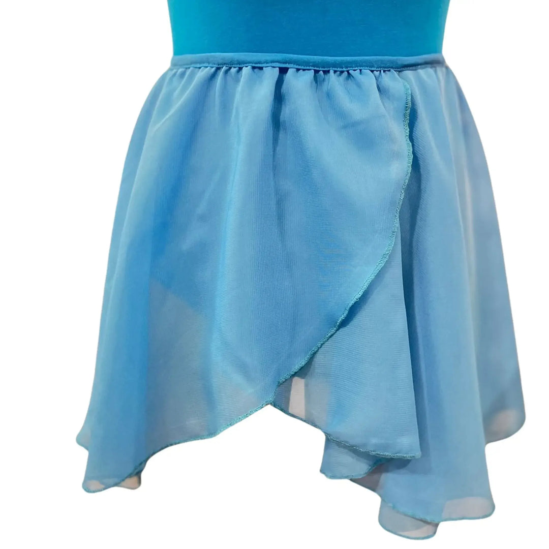 Elastic Waist Band Skirt - Blue